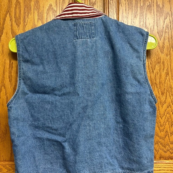 Quizz Jeans Denim Vest with Stars and Stripes women’s size medium - Picture 2 of 4